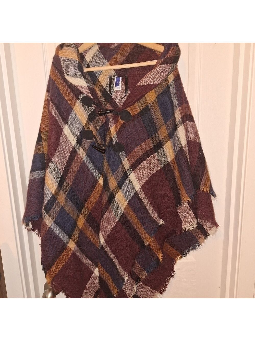Apt 9 Plaid Shawl Wrap One Size
